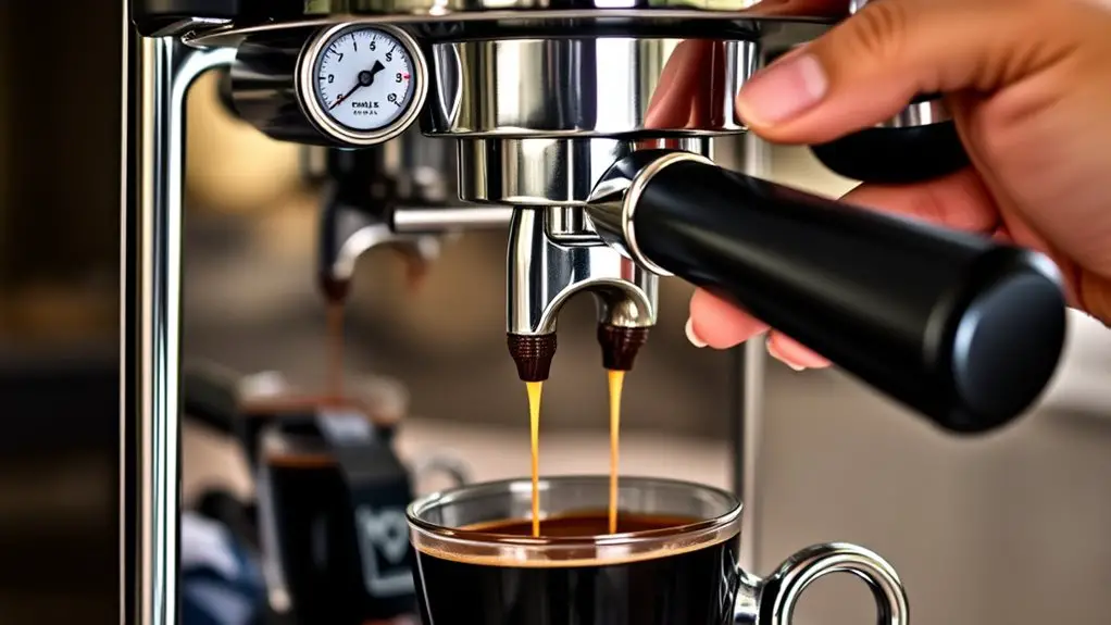 adjust breville espresso pressure