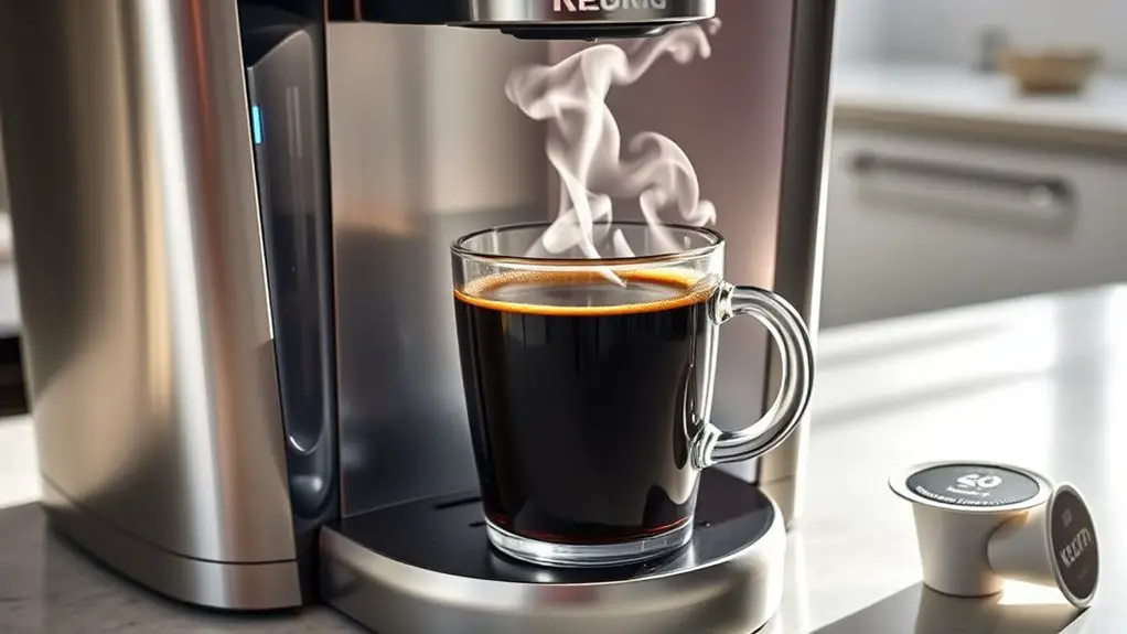 adjust keurig brew settings