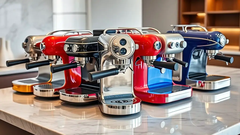 artistic coffee machine designs