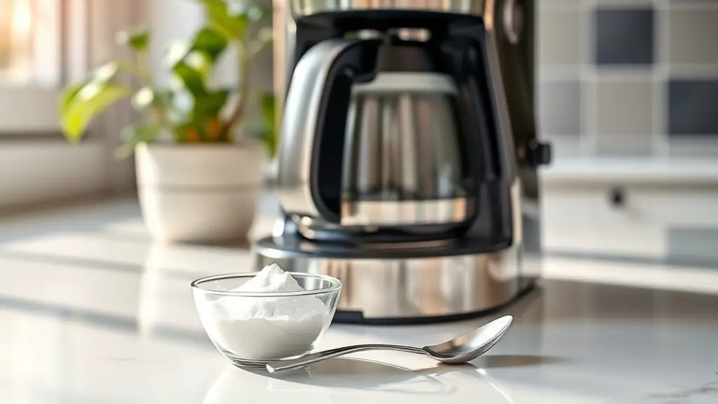 baking soda coffee maker cleaning