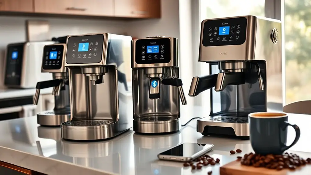 bluetooth enabled coffee machines