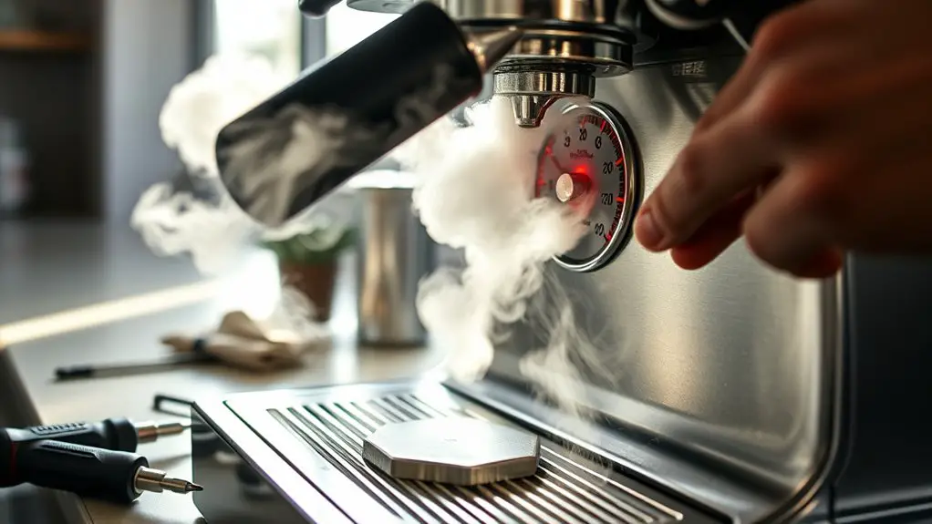 breville bes870xl overheating solutions