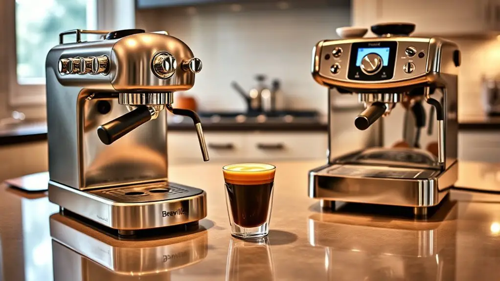 breville espresso machine comparison