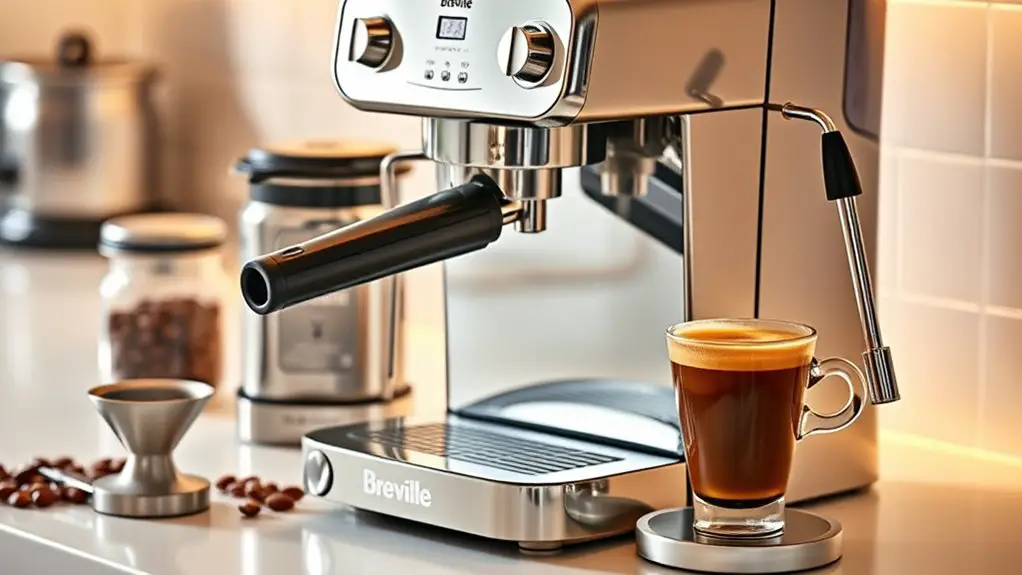 breville espresso machine setup
