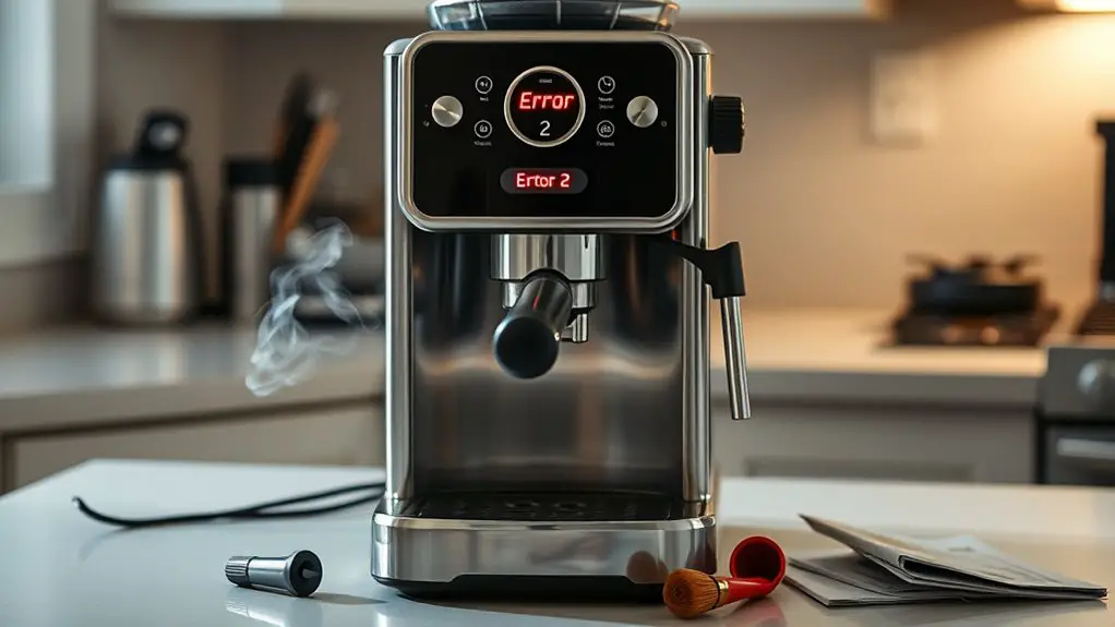 breville oracle error solutions