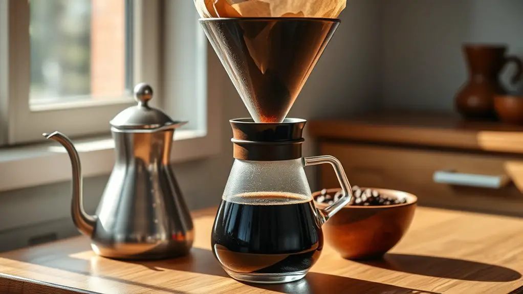 brewing coffee with precision