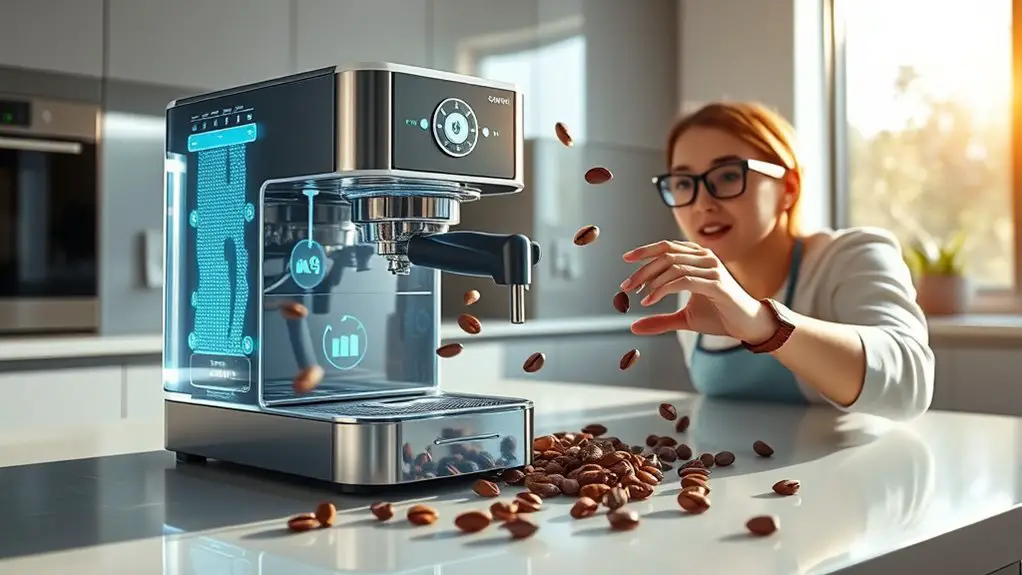 brewing coffee with technology