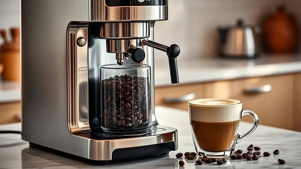 built in grinder coffee makers