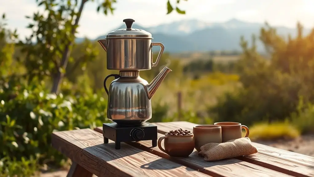 coffee brewing without electricity