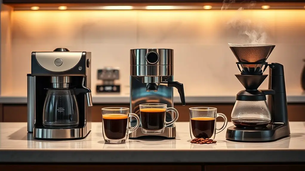 coffee machine flavor comparison