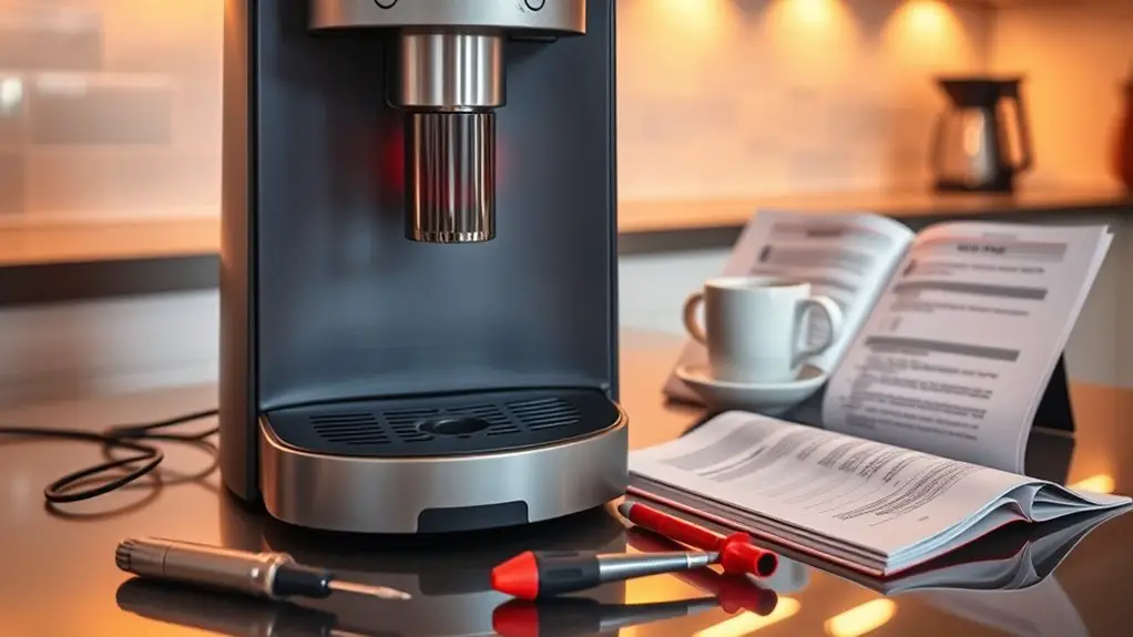 coffee machine troubleshooting guide