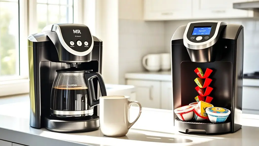 coffee machine usability comparison