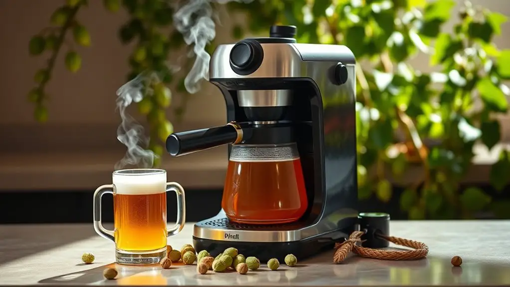 coffee maker beer brewing