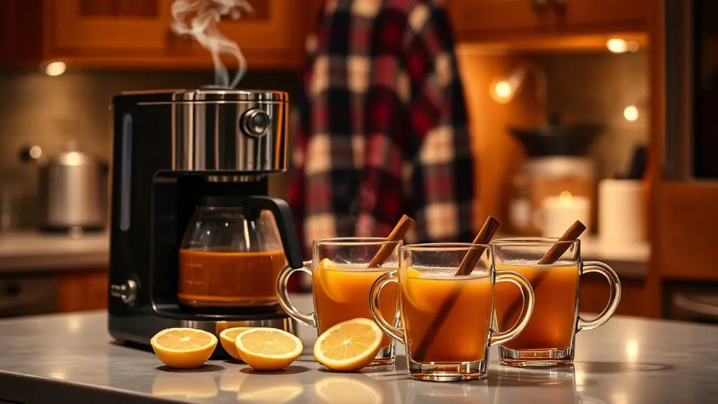 coffee maker hot toddy use