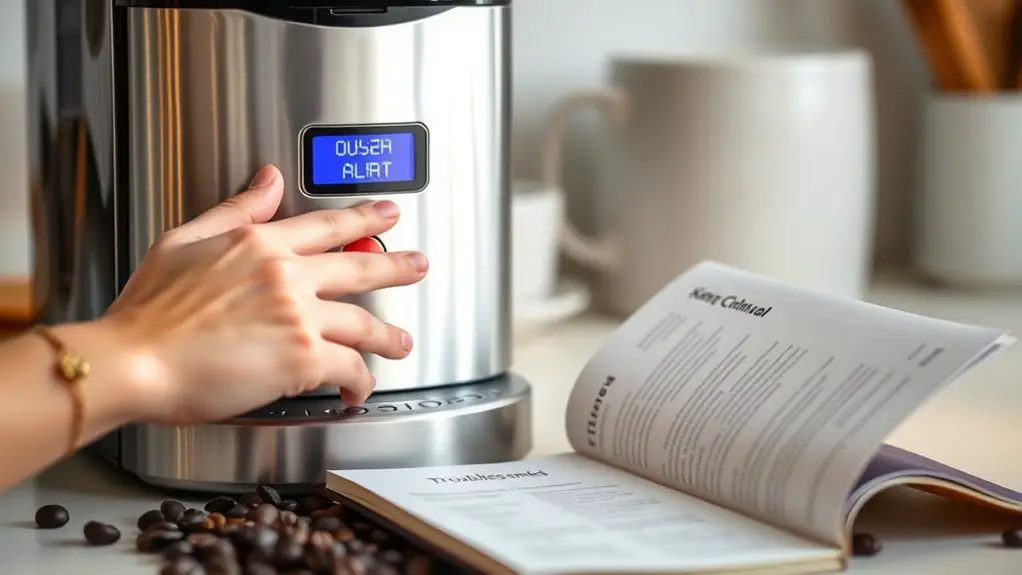 cuisinart coffee maker beeping