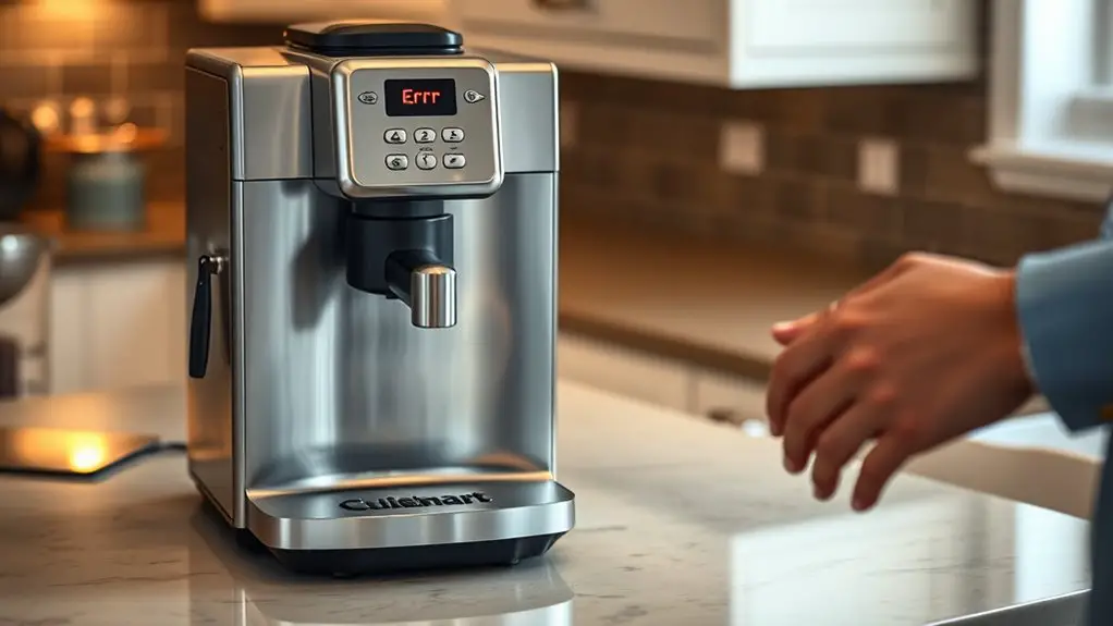cuisinart coffee maker errors