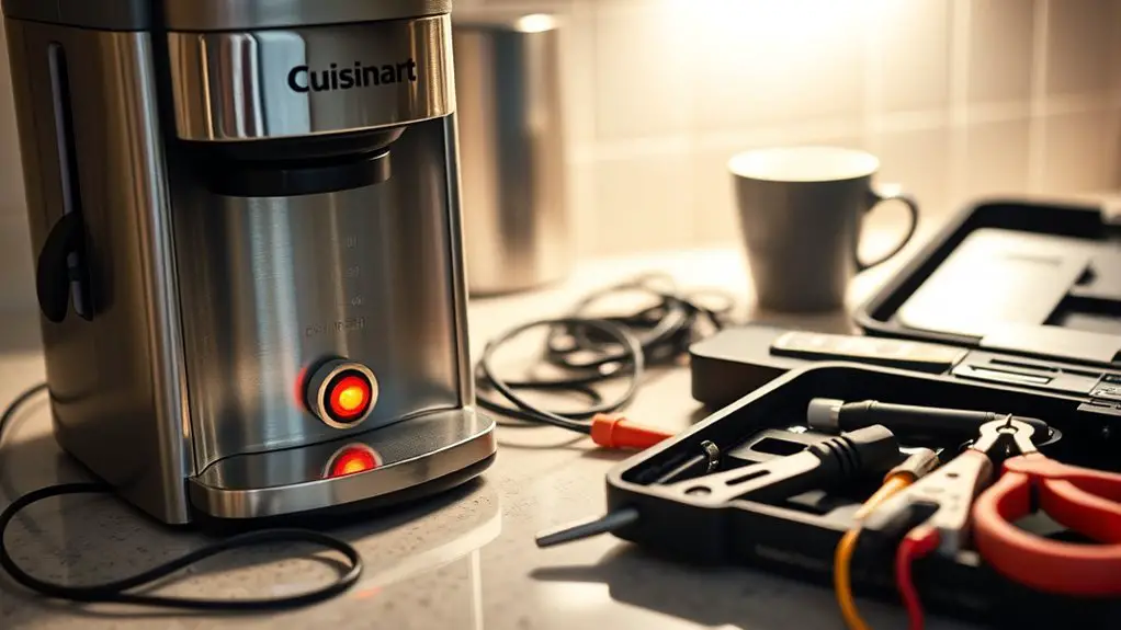 cuisinart coffee maker troubleshooting