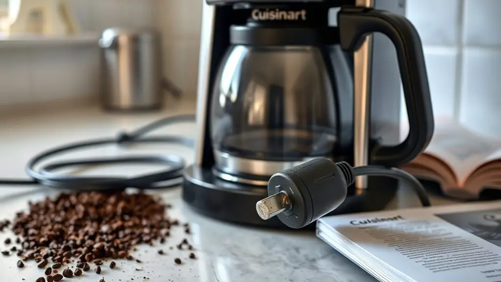 cuisinart coffee maker troubleshooting tips