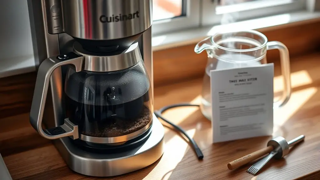 cuisinart coffee maker troubleshooting tips