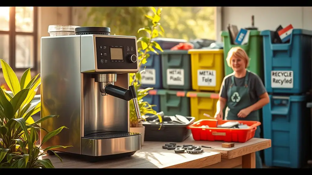 eco friendly coffee machine disposal