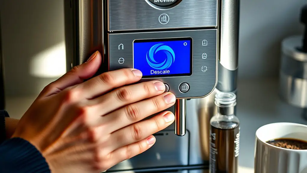 fix breville descale mode