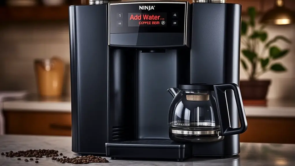 fix ninja coffee bar error