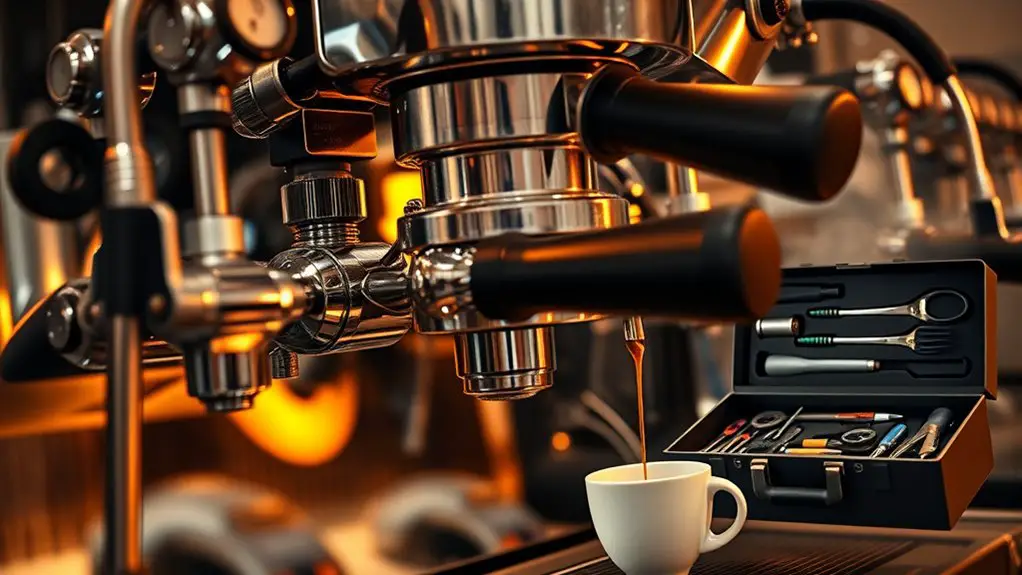 industrial coffee machine upkeep