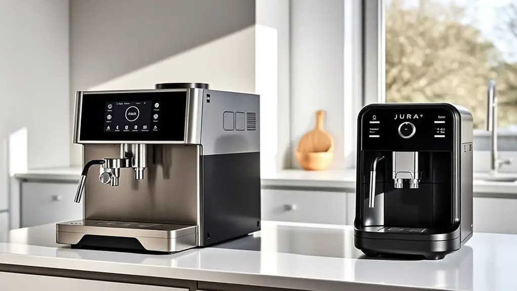 jura coffee machine comparison