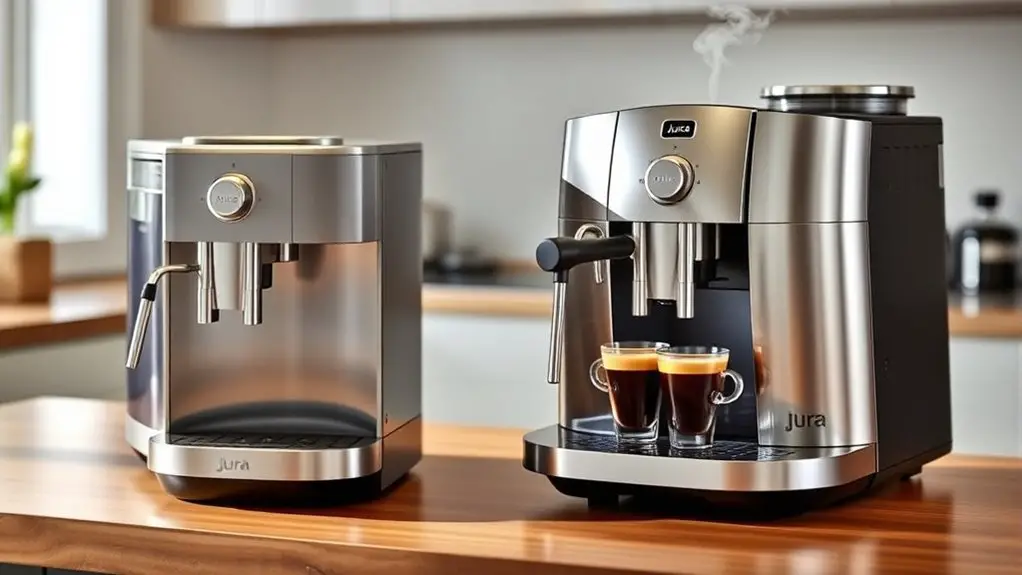jura coffee machine comparison