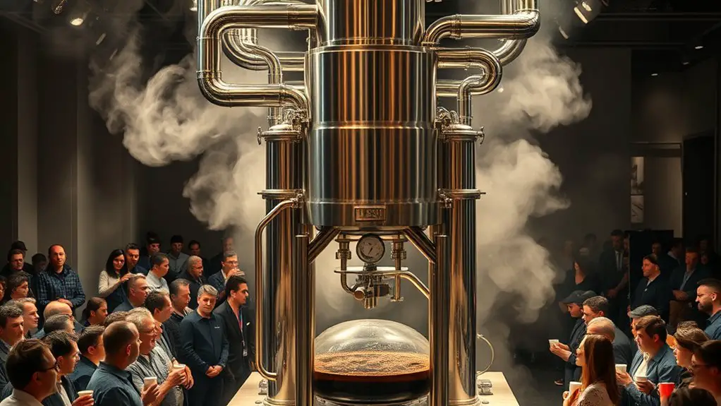 massive coffee brewing machine