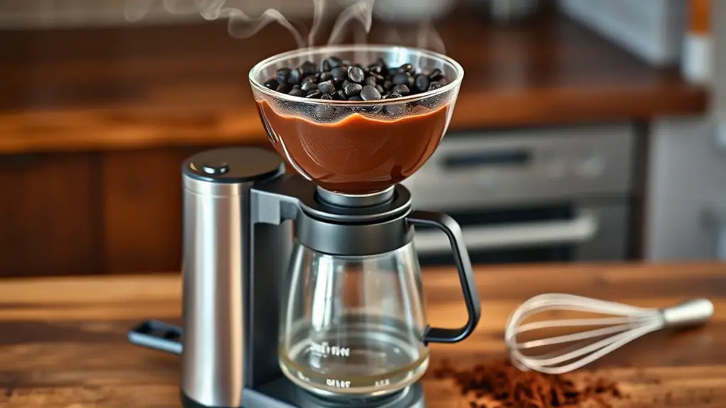 melt chocolate with coffee maker