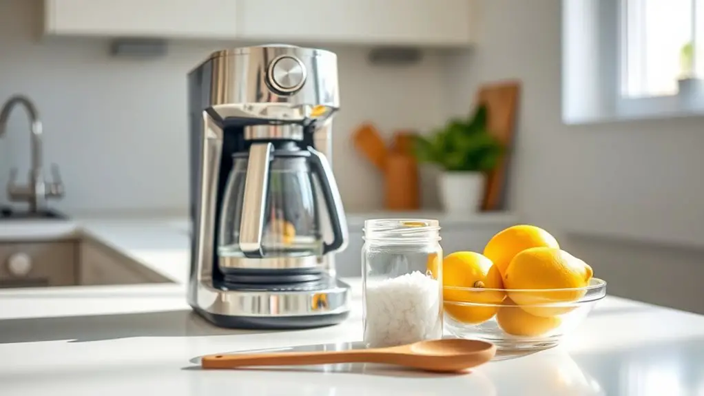 natural coffee maker cleaning