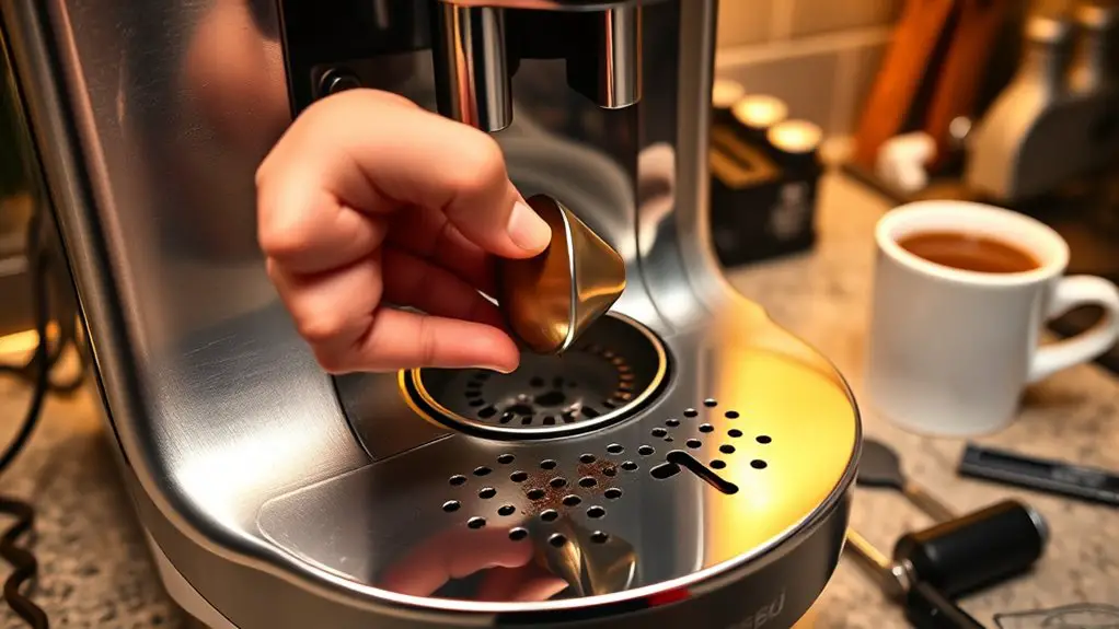 nespresso capsule ejection issue