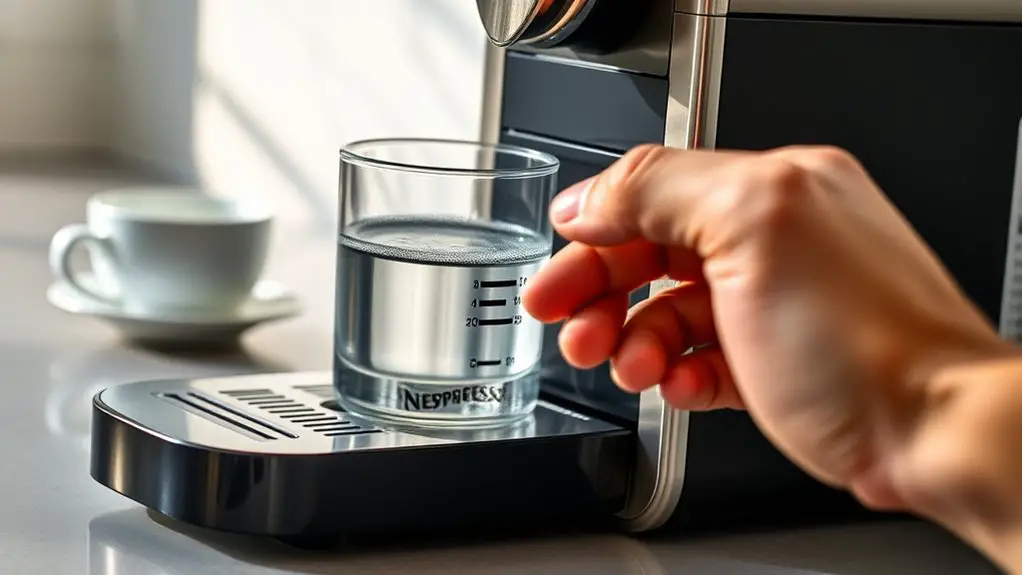 nespresso machine water heating issues