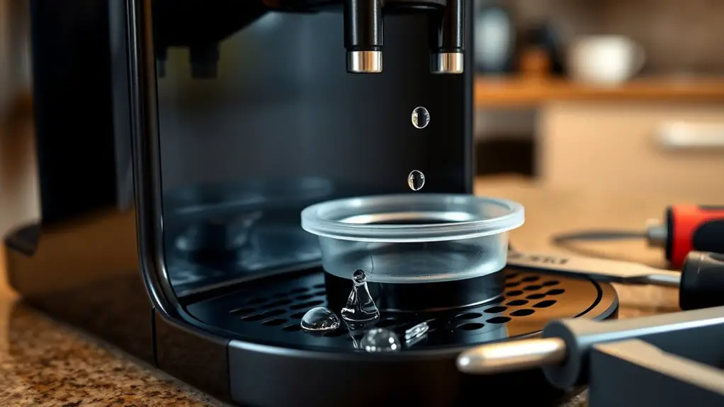 nespresso vertuoline water leak