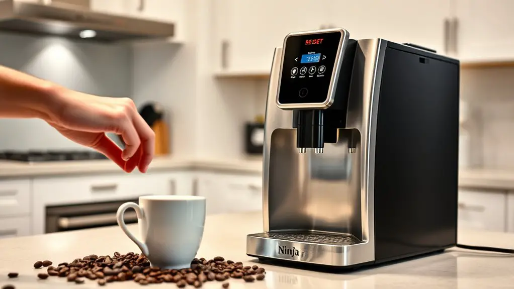 ninja coffee bar reset guide