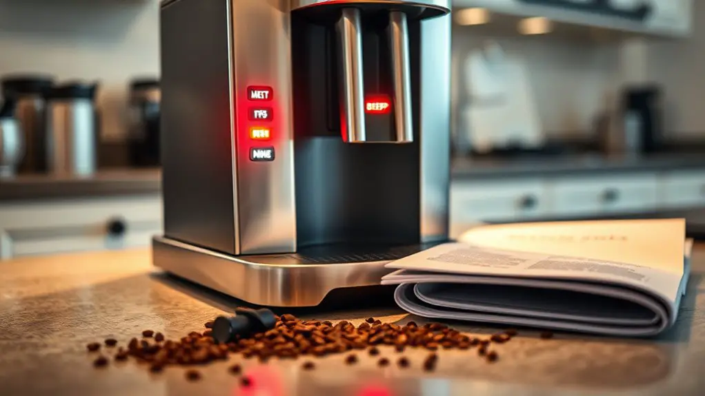 ninja coffee bar troubleshooting beeps