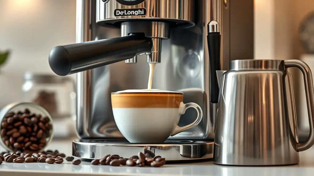 perfect cappuccino with de longhi
