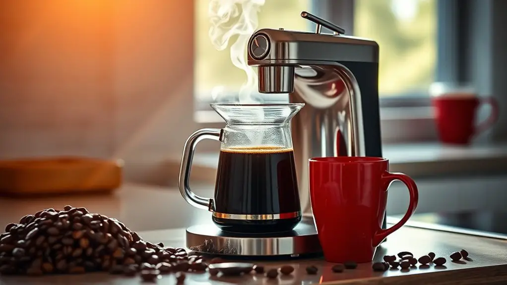 preheat coffee maker properly