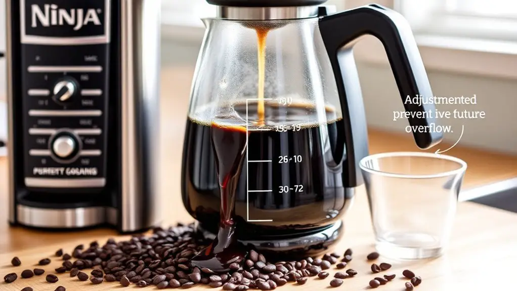 preventing coffee brewer overflows