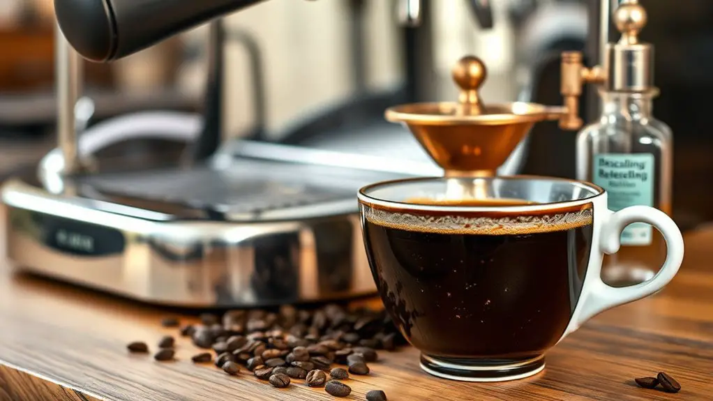 reduce coffee machine sediment