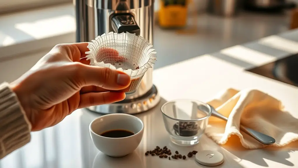 replace coffee maker filter