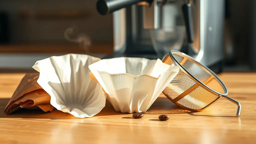 selecting suitable coffee filters