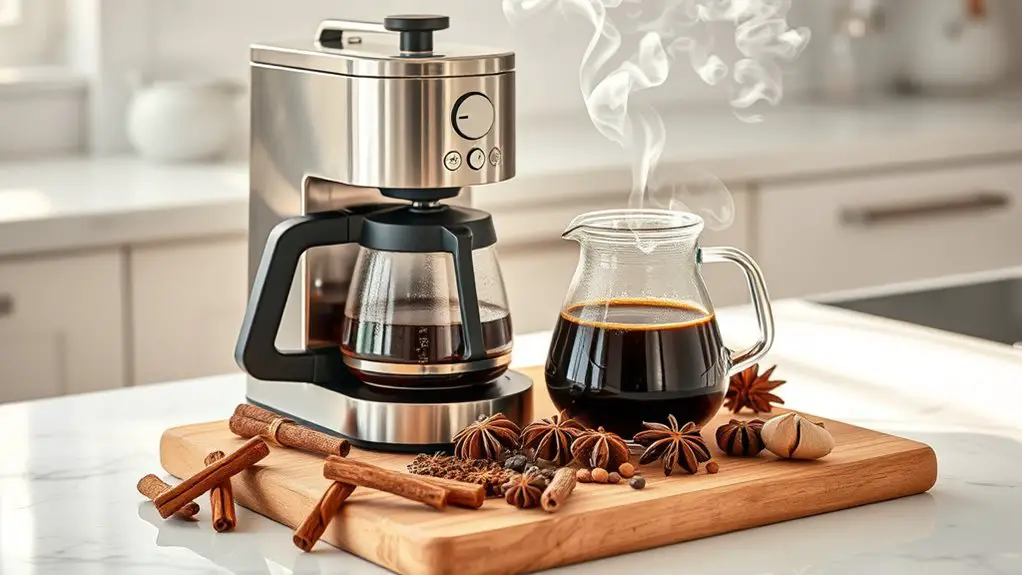 spiced coffee drip method