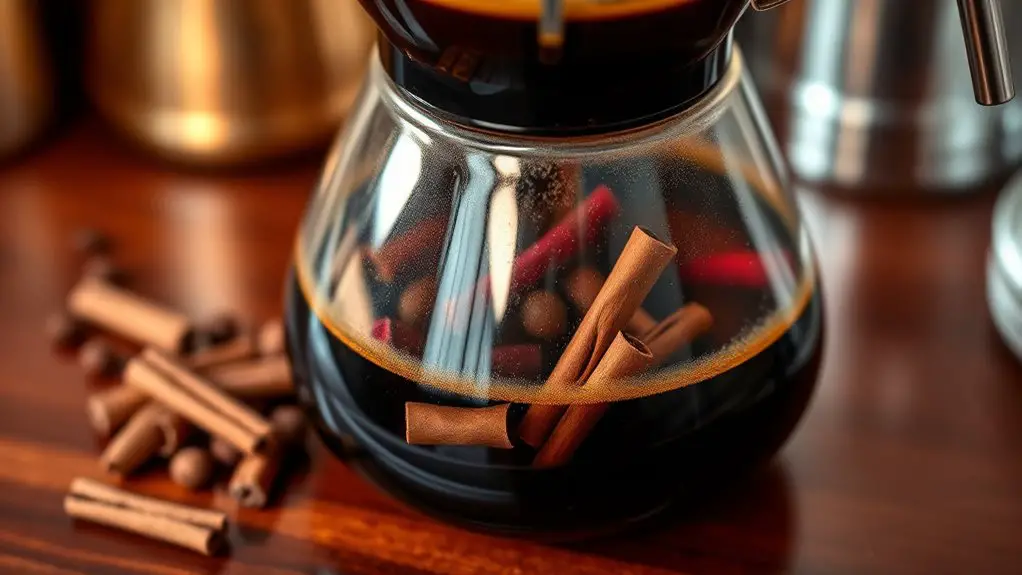 spiced coffee infusion method