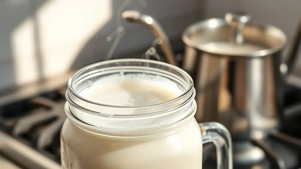 steam milk without equipment
