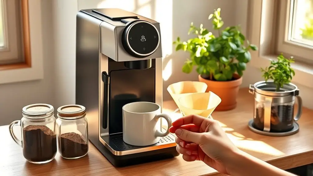 sustainable coffee machine practices