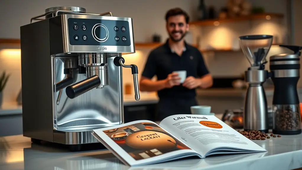 top coffee machines support