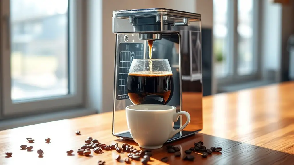 transparent coffee brewing experience