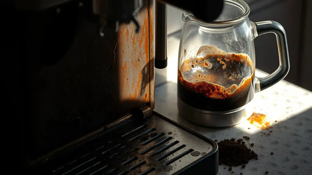 unclean machine coffee safety
